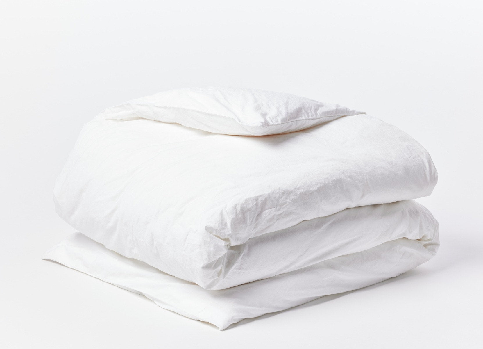 Organic Crinkled Percale™ Duvet Cover