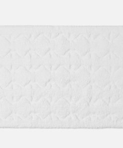 Diamond Shag Organic Bath Rug