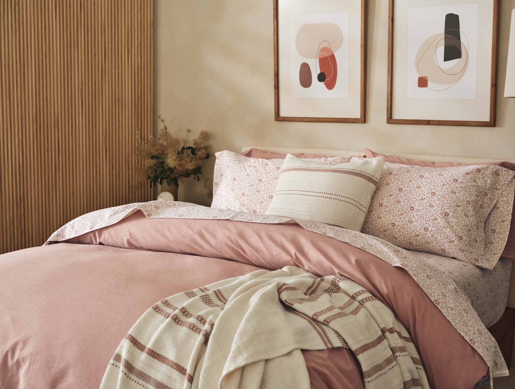 Organic Print Percale Sheet Set - Image 3