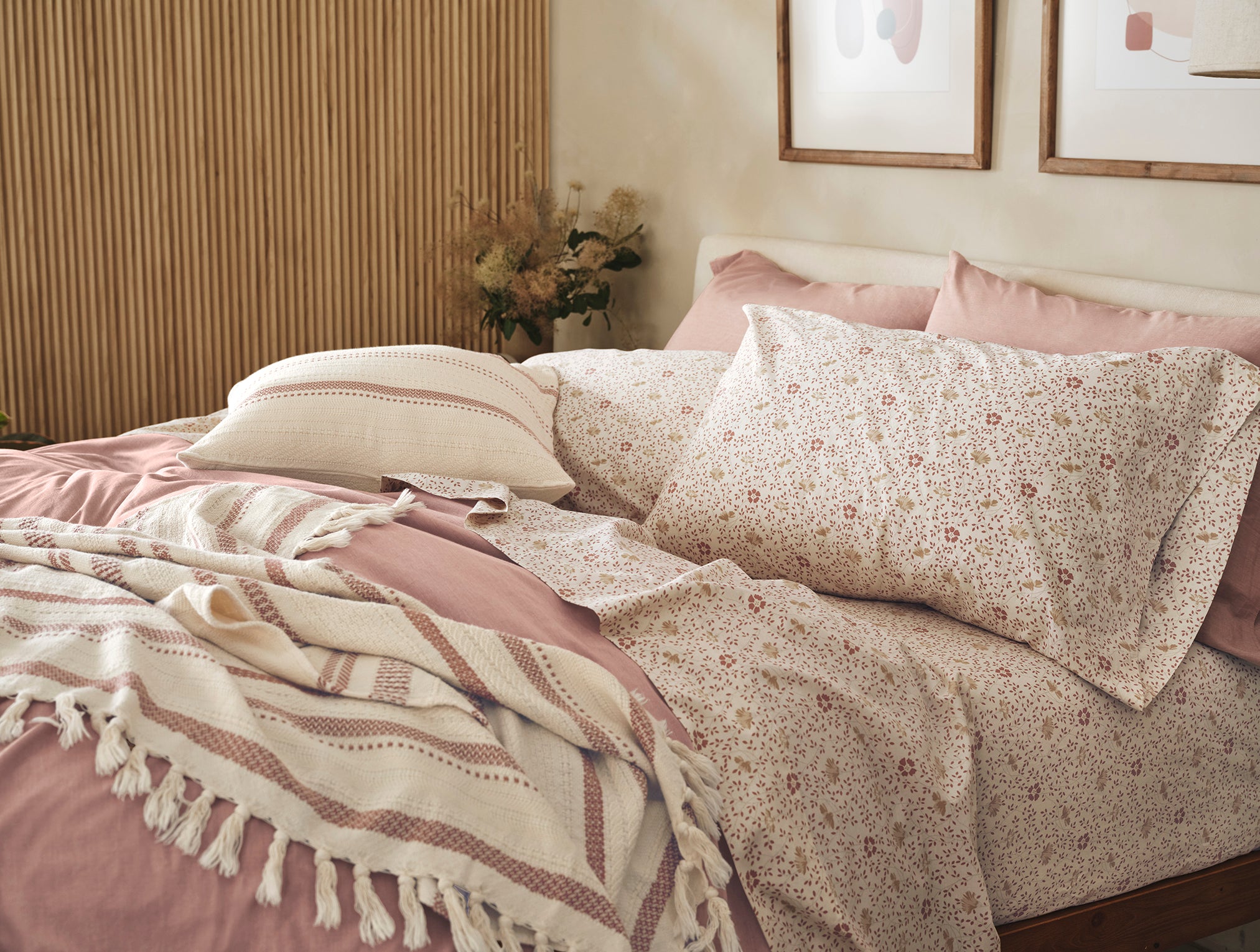 Organic Print Percale Sheet Set - Image 2