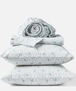 Organic Print Percale Sheet Set