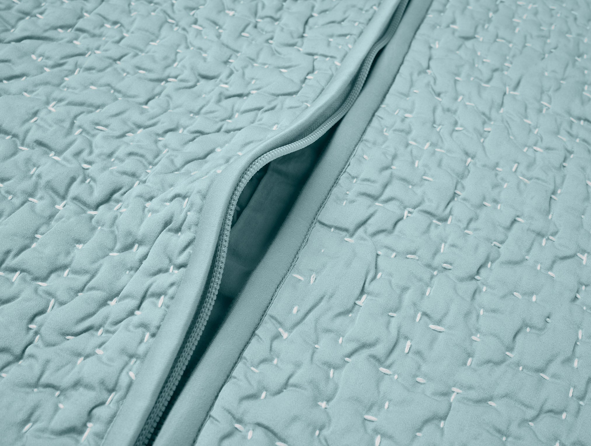 Pebbled Handstitched Organic Snuggle Sack - Image 3