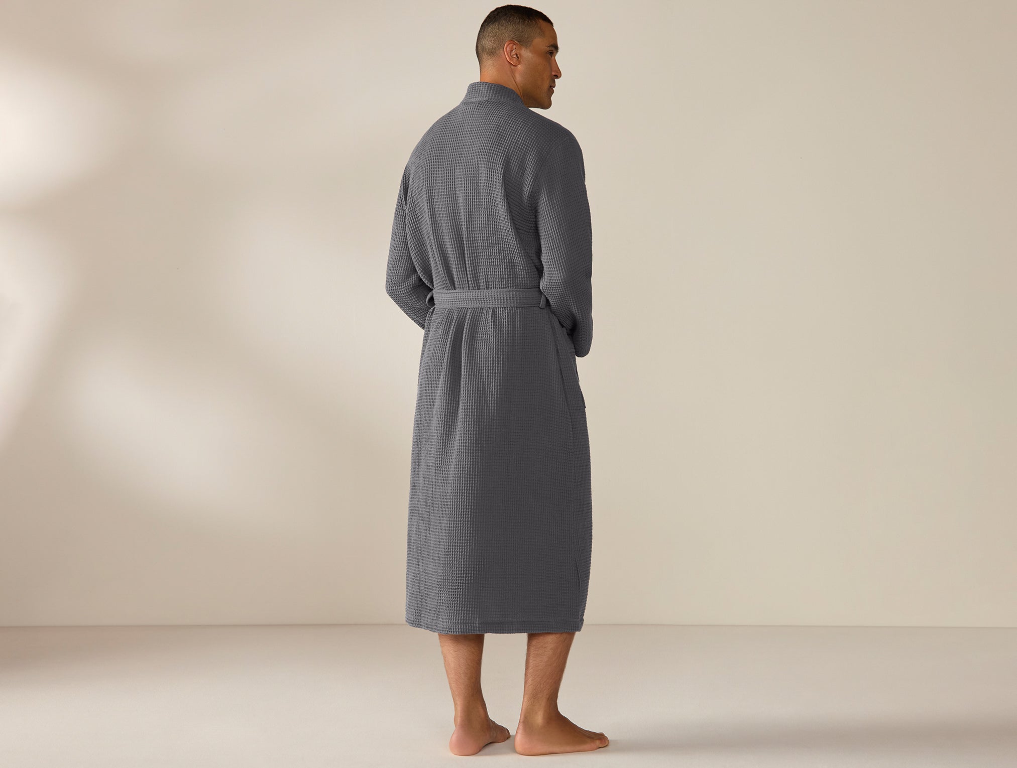 Unisex Organic Waffle Robe - Image 5