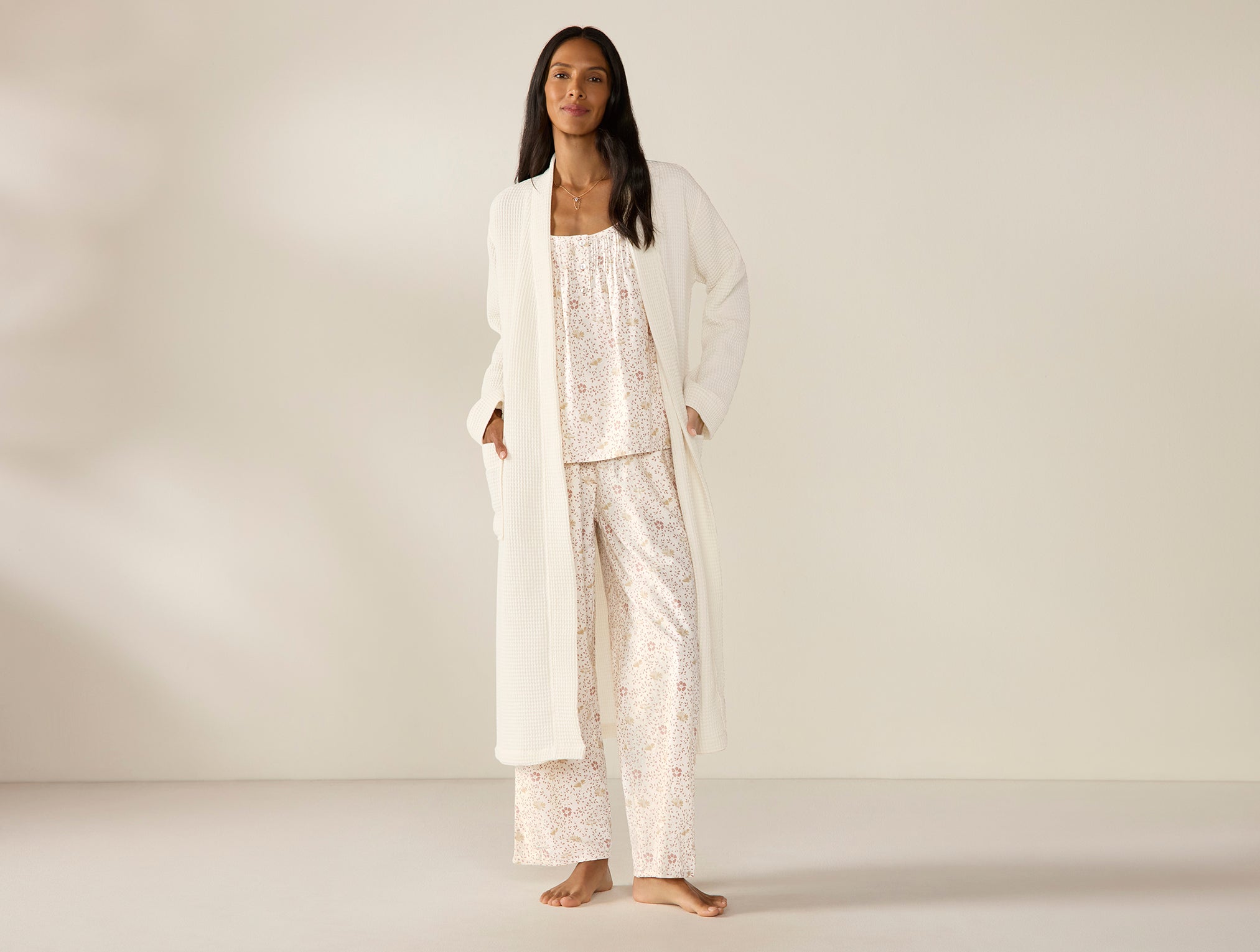 Unisex Organic Waffle Robe