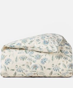 Viola Organic Print Duvet Cover