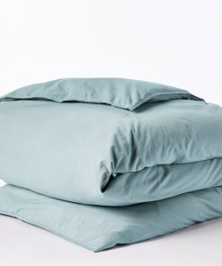 Organic Crinkled Percale™ Duvet Cover