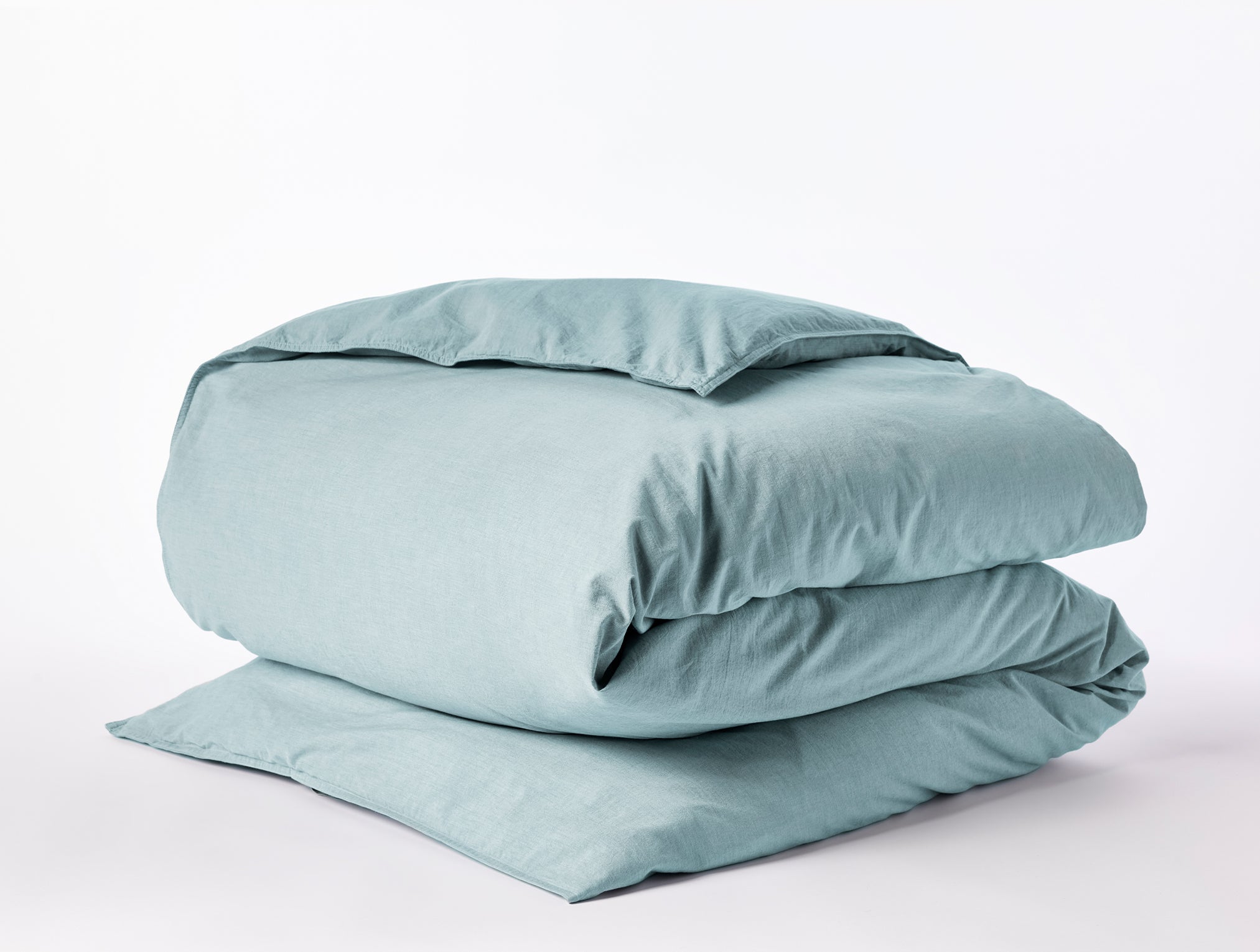 Organic Crinkled Percale™ Duvet Cover