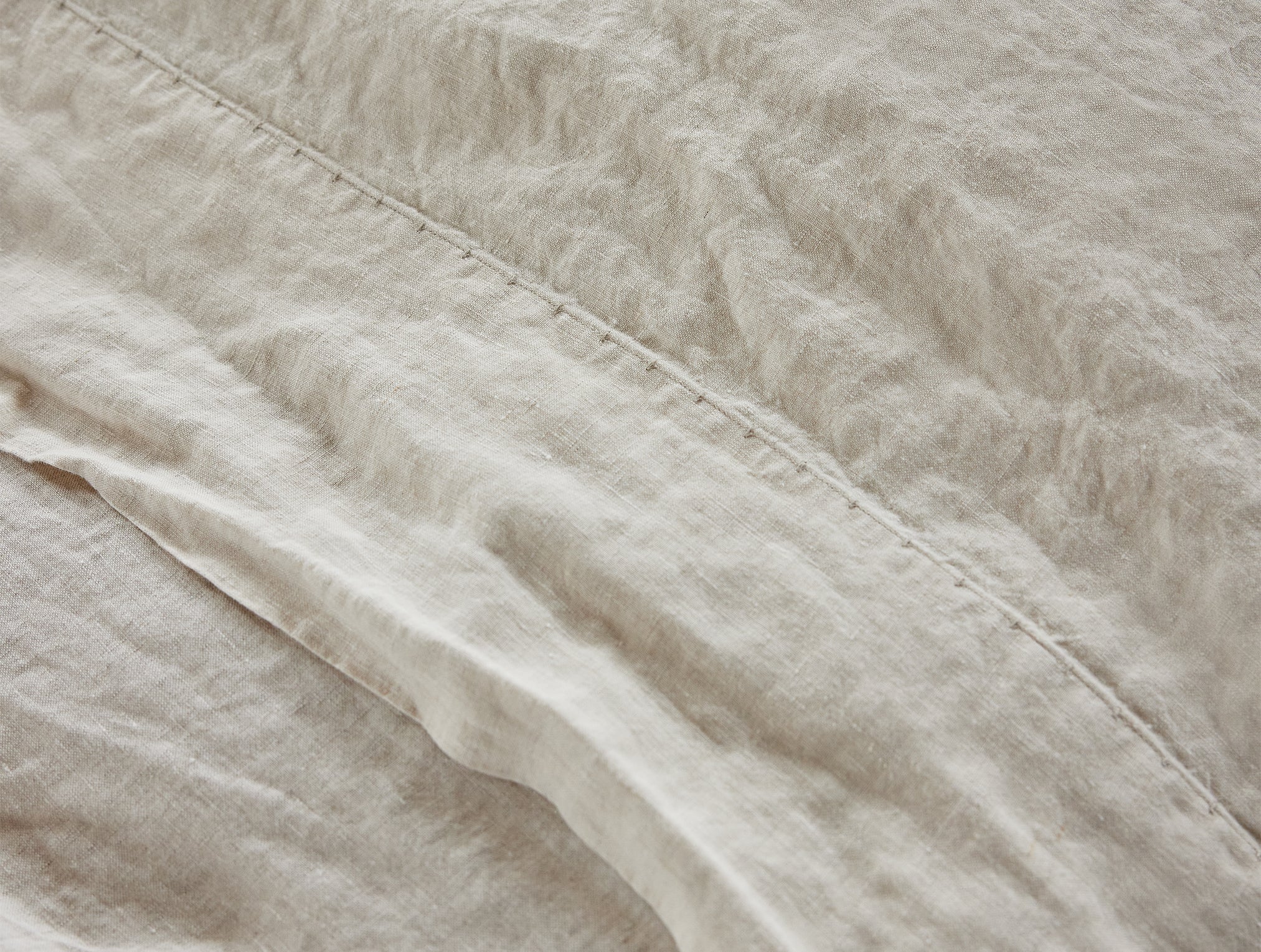 Organic Relaxed Linen Duvet Cover - Image 3