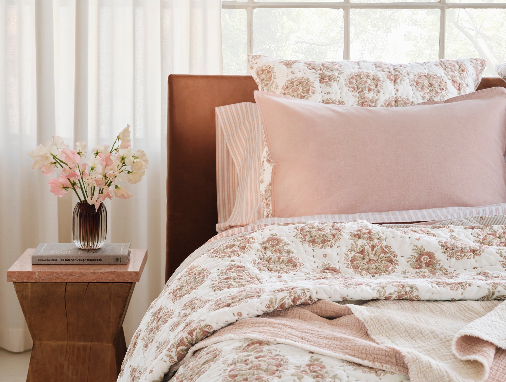 Flores Handstitched Organic Sham - Image 2