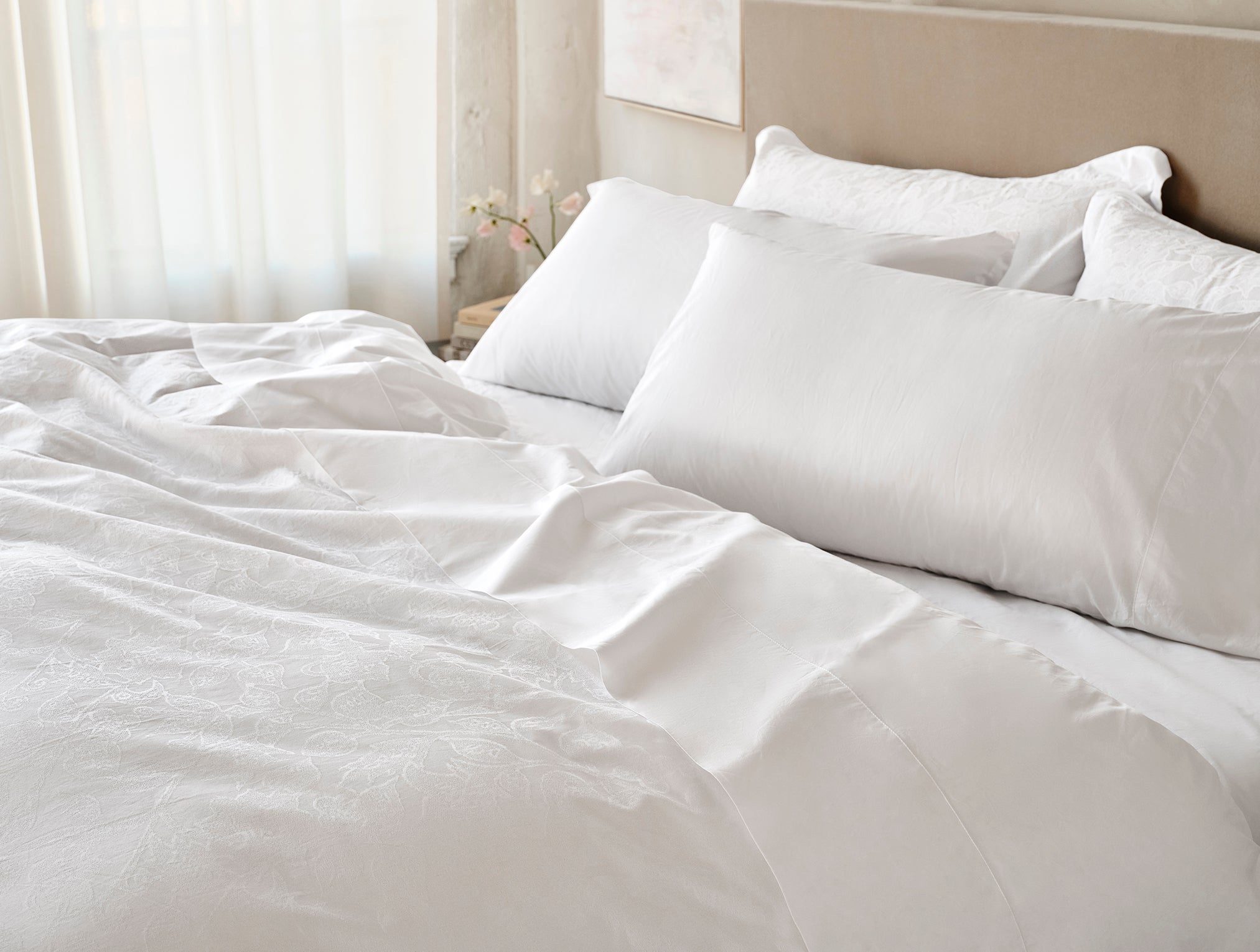 Heritage Organic Percale Duvet Cover - Image 3
