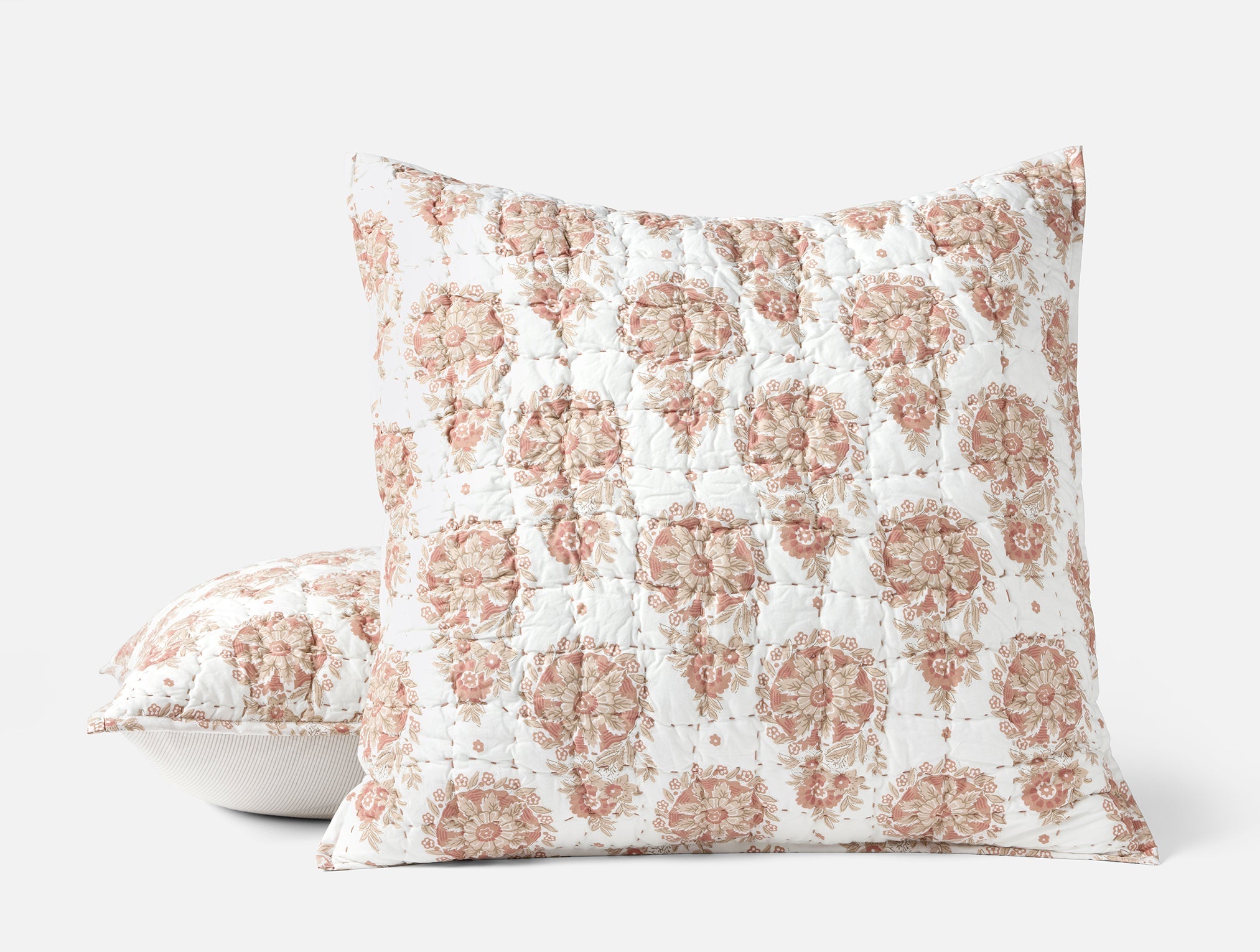 Flores Handstitched Organic Sham