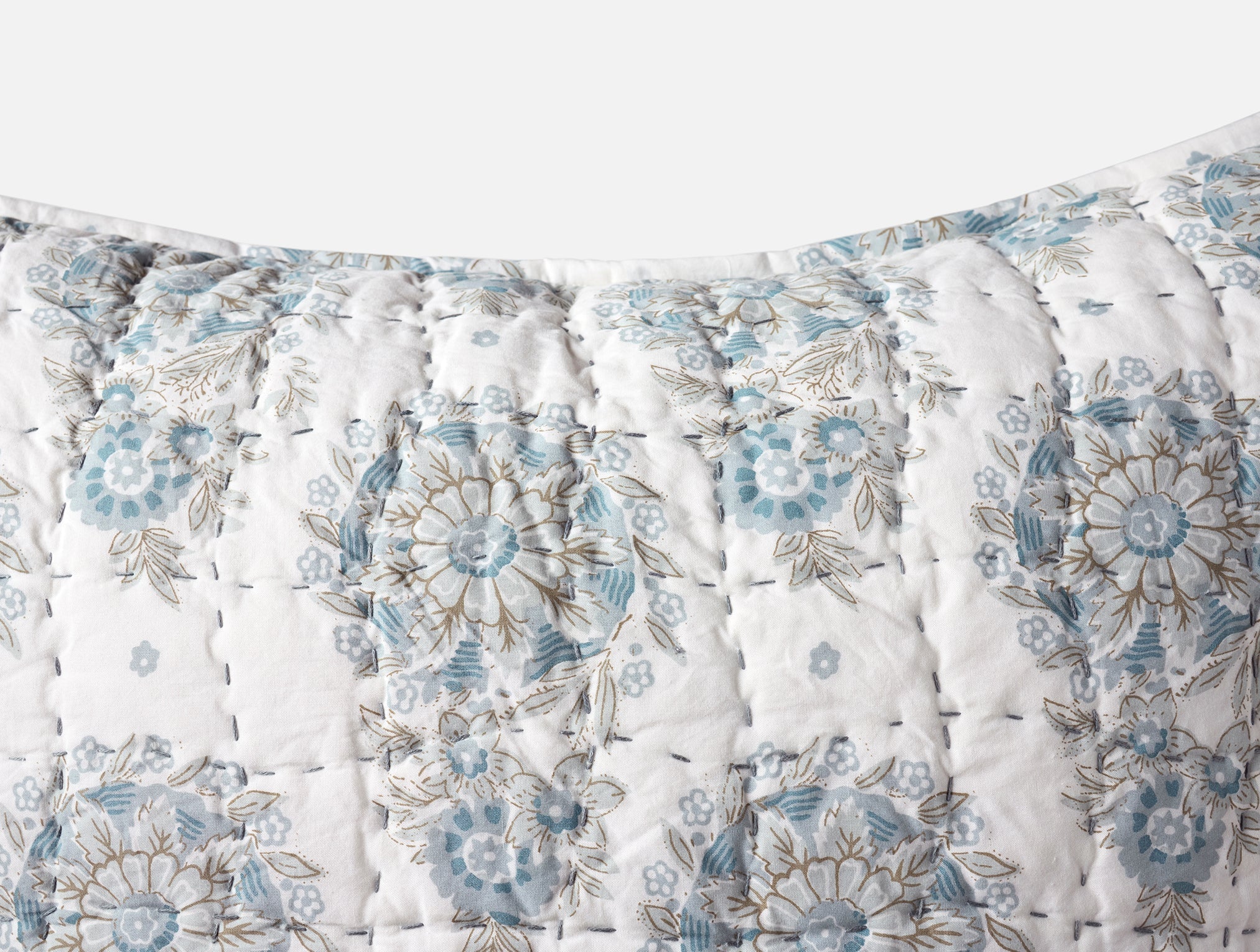 Flores Handstitched Organic Sham - Image 3