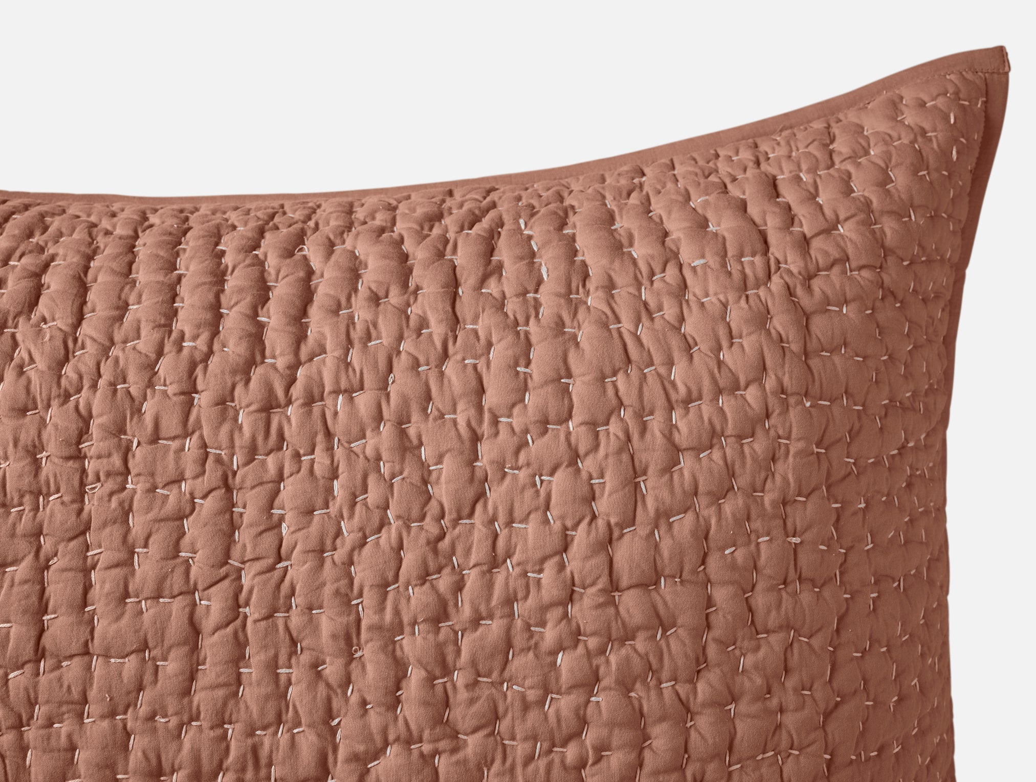 Pebbled Handstitched Organic Sham - Image 2