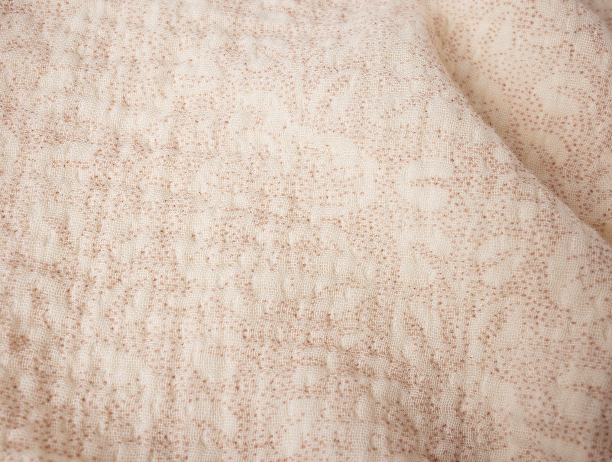 Organic Print Matelasse Baby Blanket - Image 2