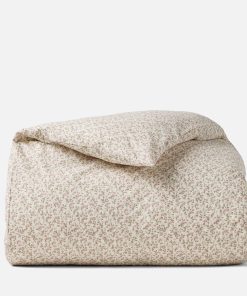 Organic Print Percale Duvet Cover