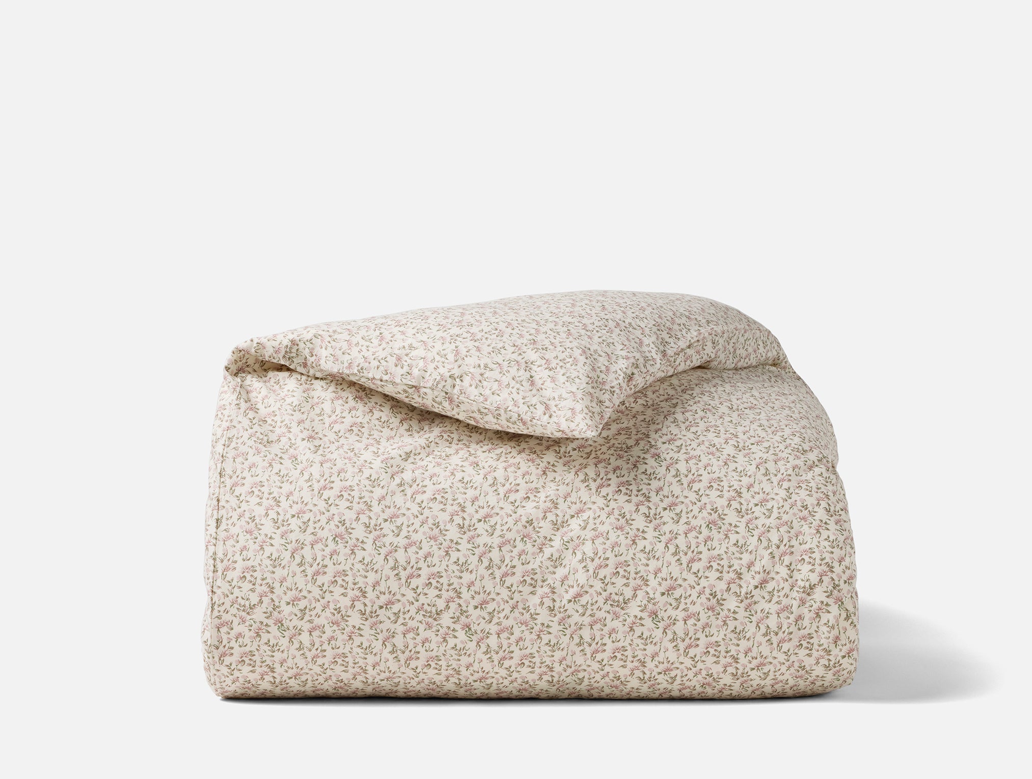 Organic Print Percale Duvet Cover