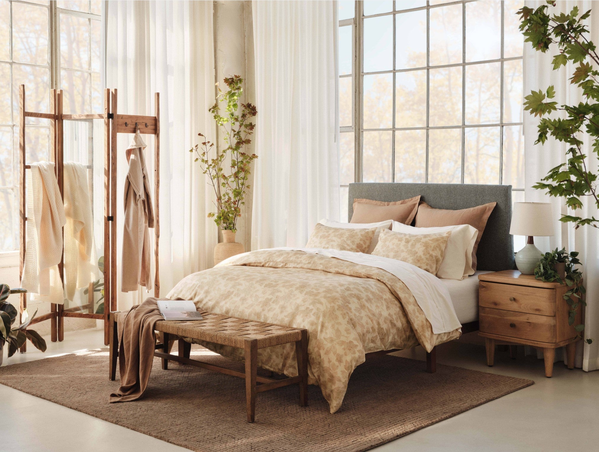 Camellia Organic Print Sham - Image 3