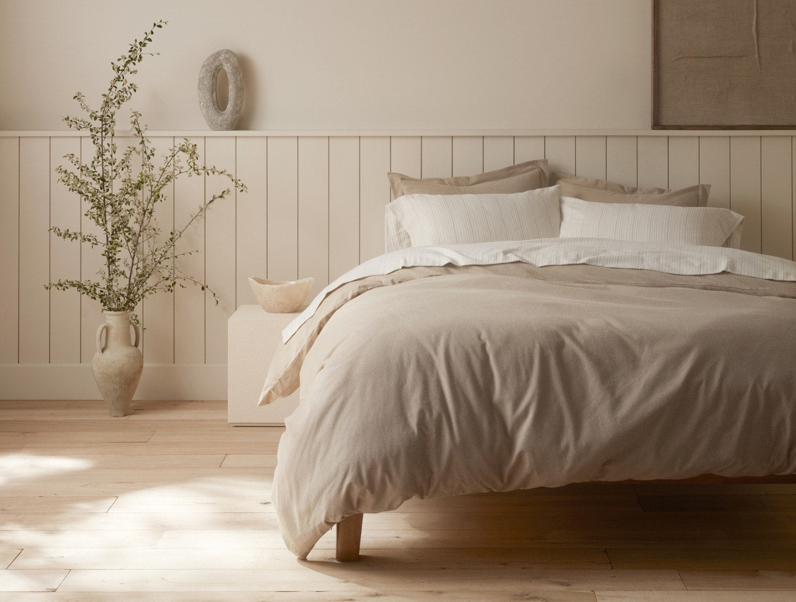 Cloud Brushed™ Organic Flannel Sheet Set - Image 2