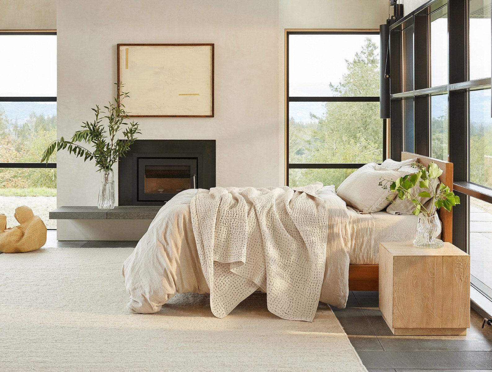 Pebbled Handstitched Organic Sham - Image 2