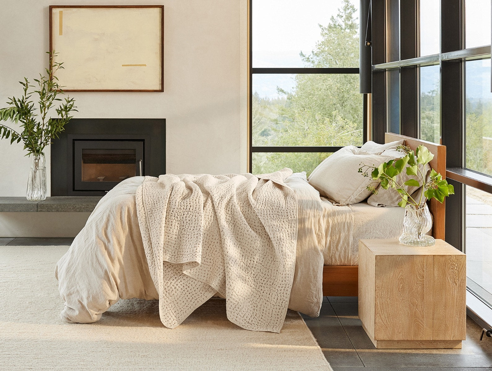 Organic Relaxed Linen Duvet Cover - Image 4