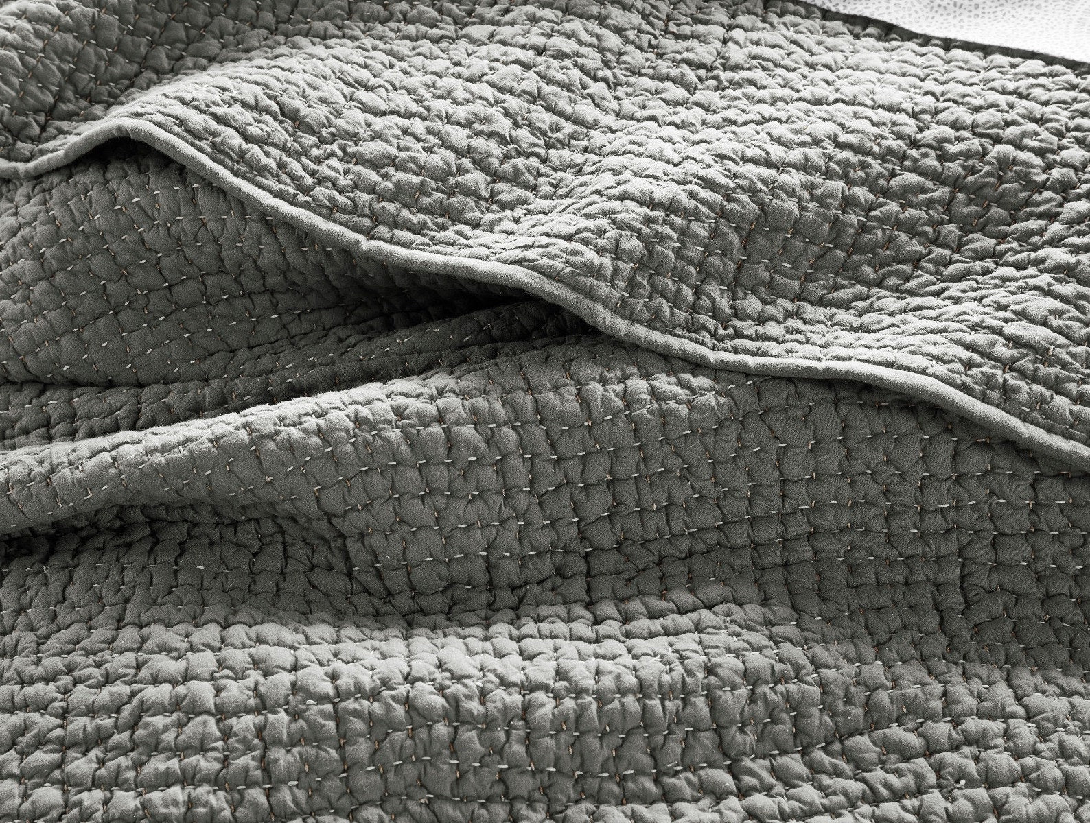 Pebbled Handstitched Organic Sham